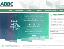 Tablet Screenshot of abbc.org.br